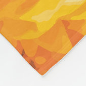 Personalisiertes Gold Chrysanthemum Blanket Fleecedecke (Ecke)