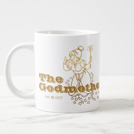 Personalisiertes Gold Jumbo-Tasse (Links)