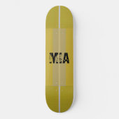Personalisiertes Gold-Skateboard Skateboard (Vorderseite)