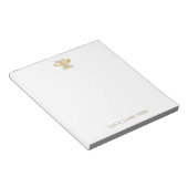 Personalisiertes Golden Honey Bee Notepad Notizblock (angewinkelt)