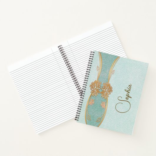 Personalisiertes Golden Mind Journal-Notebook Notizblock (Innenseite)