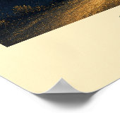 Personalisiertes Golden Path Kunstposter Poster (Ecke)
