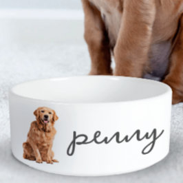 Personalisiertes Golden Retriever Dose Food Napf