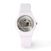 Personalisiertes Golden Retriever Hund Foto und Na
