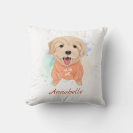 Personalisiertes Golden Retriever Kinderzimmer Kin Kissen