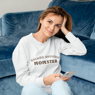 Personalisiertes Golden Retriever Mama Halloween Sweatshirt