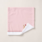 Personalisiertes Golden Santa Dog Handtuch Set (Waschlappen)