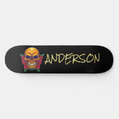 Personalisiertes Golden Skateboard (Horizontal)