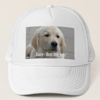 Personalisiertes goldener Retriever-HundeFoto und