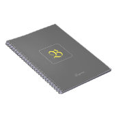 Personalisiertes Goldenes Brief-Notebook Notizblock (Rechte Seite)