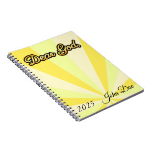Personalisiertes Goldenes Gebetsjournal Notizblock