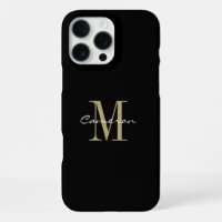 Personalisiertes goldenes Monogramm Anfangsbuchsta