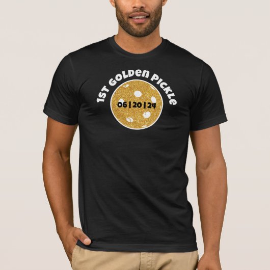 Personalisiertes Goldenes Picklauge Goldenes Pickl T-Shirt (Vorderseite)