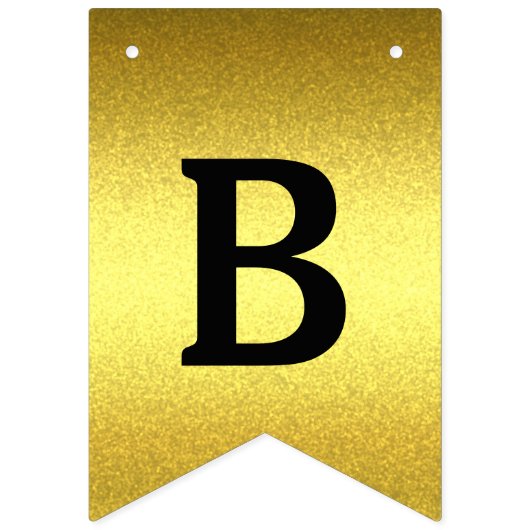 Personalisiertes goldenes und lila Banner (Zweite Fahne)