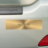 Personalisiertes Goldmetallische Autoaufkleber (Auf Auto)