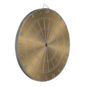 Personalisiertes Goldmetallische Dartscheibe (Vorderseite Links)