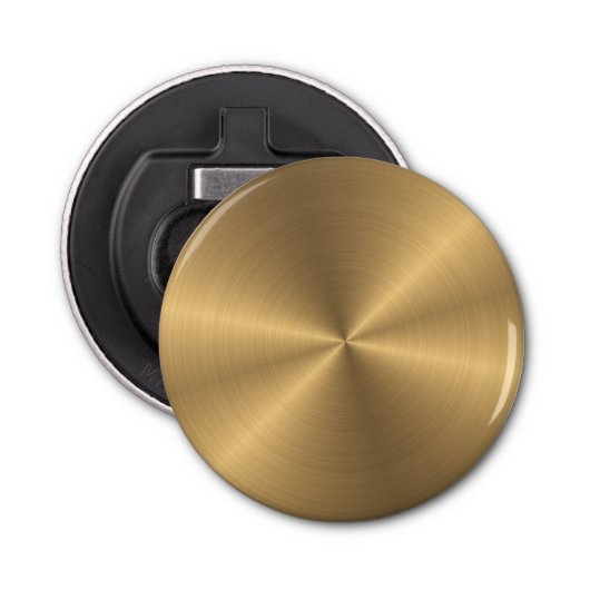 Personalisiertes Goldmetallische Flaschenöffner (Vorderseite)