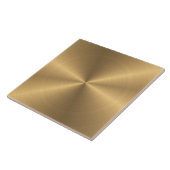 Personalisiertes Goldmetallische Fliese (Seite)