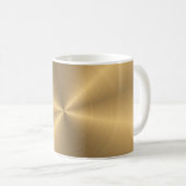 Personalisiertes Goldmetallische Kaffeetasse (VorderseiteRechts)
