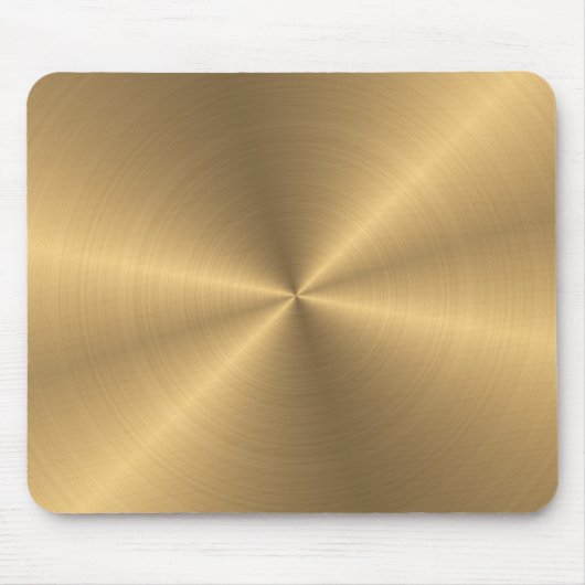 Personalisiertes Goldmetallische Mousepad (Vorne)