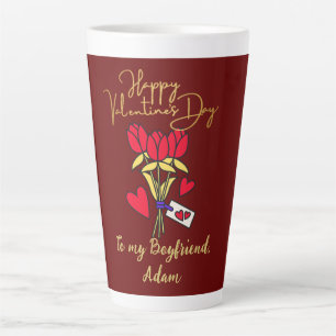 personalisiertes Goldpaar Milchtasse