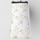 Personalisiertes Goldschmiedemuster Golf Putter Ab Headcover (Rotieren 90)