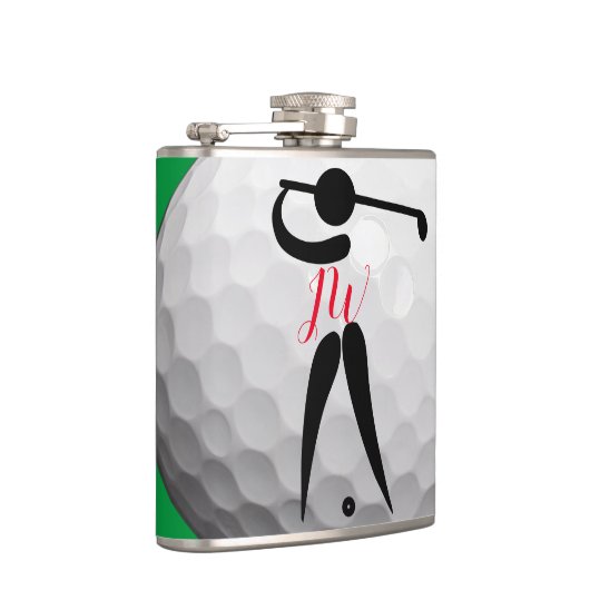 Personalisiertes Golf-angesagte Flasche Flachmann (Rechts)