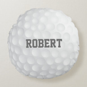 Personalisiertes Golf-Ball-Kissen Rundes Kissen