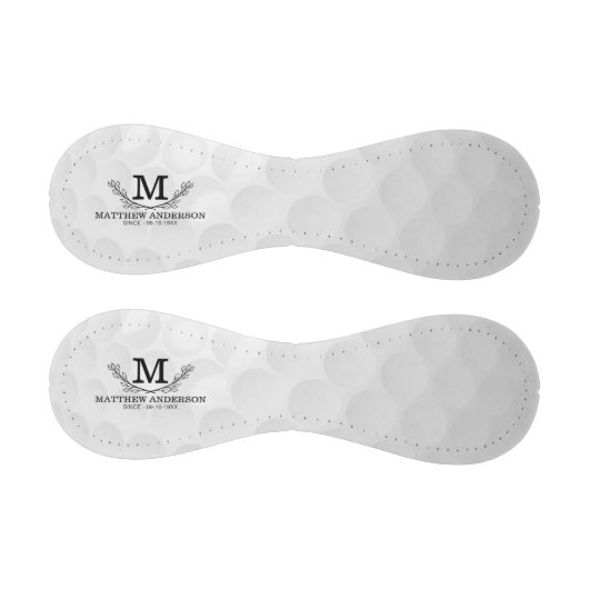 Personalisiertes Golf Ball Muster Name Monogramm A (Paneele)