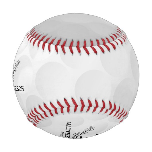 Personalisiertes Golf Ball Muster Name Monogramm A (Rückseite)