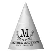 Personalisiertes Golf Ball Muster Name Monogramm A Partyhütchen (Vorderseite)