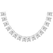 Personalisiertes Golf Ball Muster Name Monogramm A Wimpelkette (Alle)