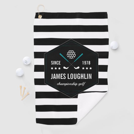 Personalisiertes Golf Club-Logo Golfhandtuch (Insitu)