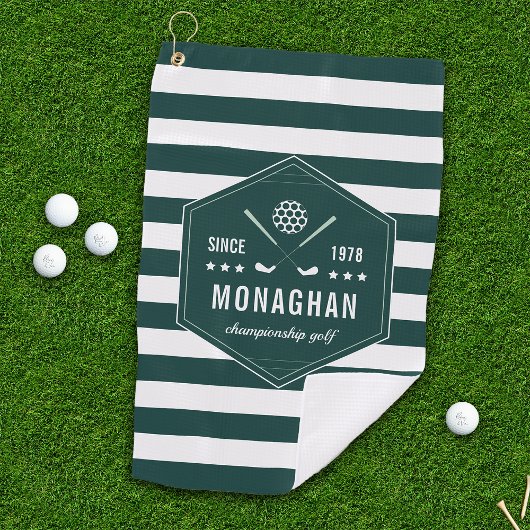 Personalisiertes Golf Club-Logo Golfhandtuch
