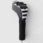 Personalisiertes Golf Club-Logo Headcover (angewinkelt)