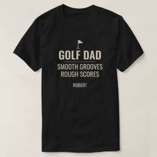 Personalisiertes Golf-Dad- und Yacht-Rock-Geschenk T-Shirt
