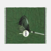 Personalisiertes Golf Fleecedecke (Vorderseite (Horizontal))