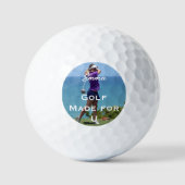 Personalisiertes Golf-Foto-Geschenk – Benutzerdefi Golfball (Vorderseite)