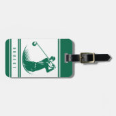 Personalisiertes Golf Gepäckanhänger (Vorderseite horizontal)