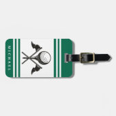 Personalisiertes Golf Gepäckanhänger (Vorderseite horizontal)