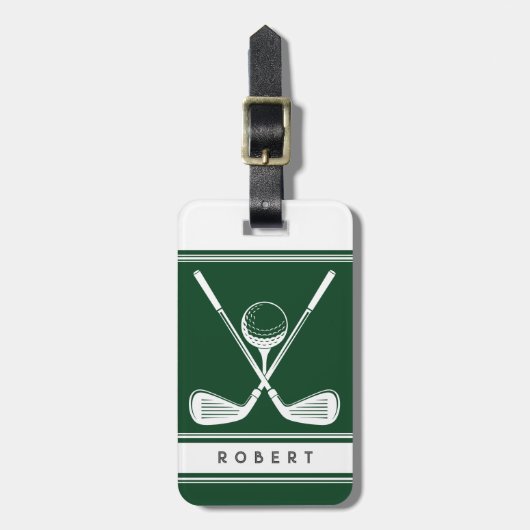 Personalisiertes Golf Gepäckanhänger (Vorderseite vertikal)