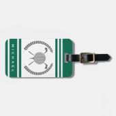 Personalisiertes Golf Gepäckanhänger (Vorderseite horizontal)