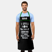 Personalisiertes Golf Hole-in-One Rezept, Funny Go Schürze (Getragen)