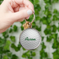 Personalisiertes Golf Keyring-Schlüsselanhänger-Ge