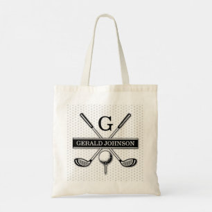 Personalisiertes Golf Monogram Design Tragetasche