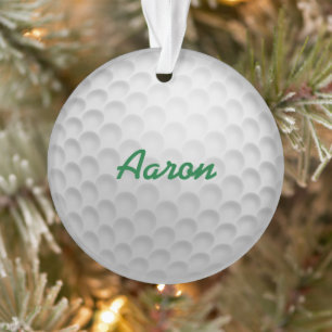 Personalisiertes Golf-Ornament-Geschenk Ornament