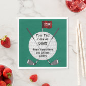 Personalisiertes Golf Party, Golf Napkins Serviette (Beispiel)