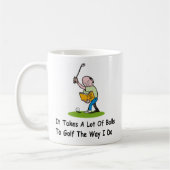Personalisiertes Golf Player-Geschenk Kaffeetasse (Links)