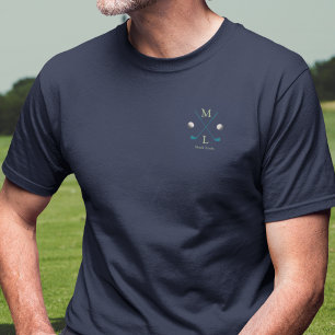 Personalisiertes Golf Player-Logo T-Shirt