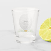 Personalisiertes Golf-Schnapsglas Schnapsglas (Rückseite)